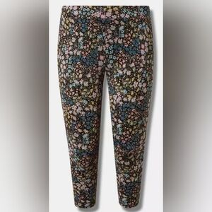 Torrid Size 1 Floral Cropped Leggings